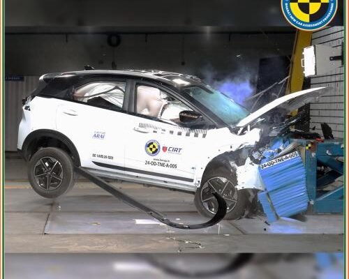 Tata Nexon EV Scores 5-Star Rating in Bharat NCAP Crash Tests