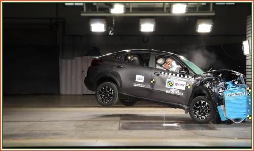 Citroen Basalt BNCAP Safety Rating: 4-Star Achievement in Bharat NCAP Crash Tests